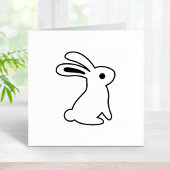 Tampons Encreurs Assis Alerte Lapin Rabin Couleur moi