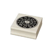 Tampons Encreurs Astrologie Gemini Twins Design Timbre en caoutchou (Tampon)
