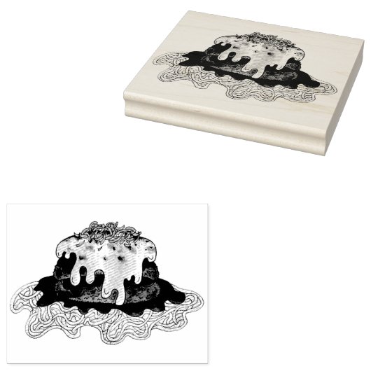 Tampons Encreurs Aubgergine Parme Parmesan Italien (Tamponné)