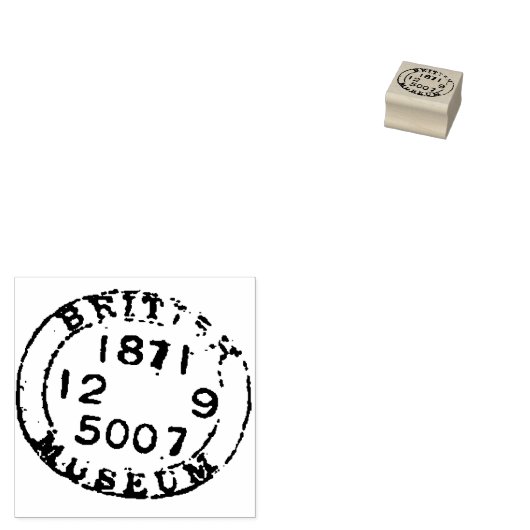 Tampons Encreurs Authentic Dated Museum Document Sceau Journaling R (Tamponné)