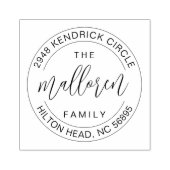 Tampons Encreurs Auto-Inking retour Adresse cadeau de chauffage dom (Impression)