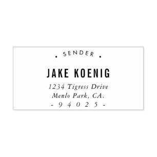 Tampons Encreurs AUTO MODERNE ADRESSE PRE retour à l'expéditeur