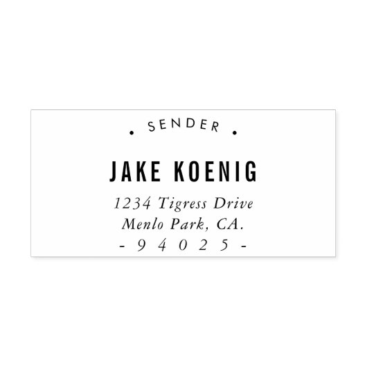 Tampons Encreurs AUTO MODERNE ADRESSE PRE retour à l'expéditeur (Impression)