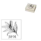 Tampons Encreurs Avec initiales Oiseaux de Paradise Bliss (Tamponné)