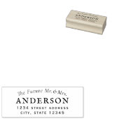 Tampons Encreurs Avenir classique M. Mme Mariage Adresse de retour (Tamponné)