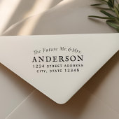 Tampons Encreurs Avenir classique M. Mme Mariage Adresse de retour