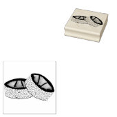 Tampons Encreurs Avocado Roll Japonais Rice Sushi Restaurant (Tamponné)