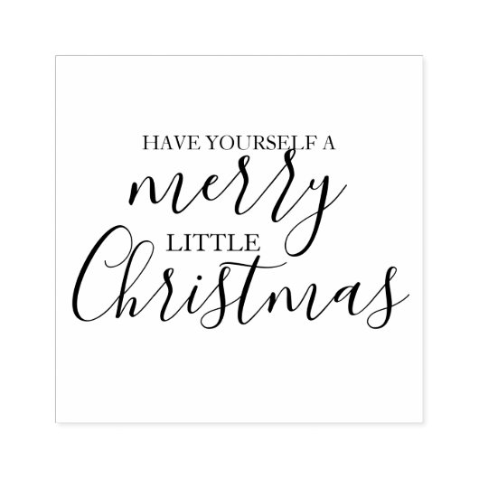 Tampons Encreurs Ayez-vous un joyeux petit Noël (Impression)