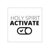 Tampons Encreurs B/W Saint-Esprit Activer l'icône Gospel Graphique  (Impression)