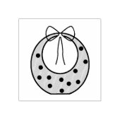 Tampons Encreurs Baby Bib avec timbre d'art Pois (Impression)