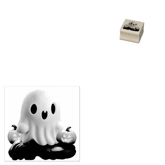 Tampons Encreurs Baby Ghost Déplaisant mignon caractère Halloween (Tamponné)