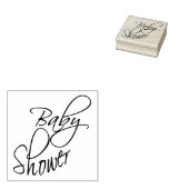 Tampons Encreurs Baby shower - Script (Tamponné)
