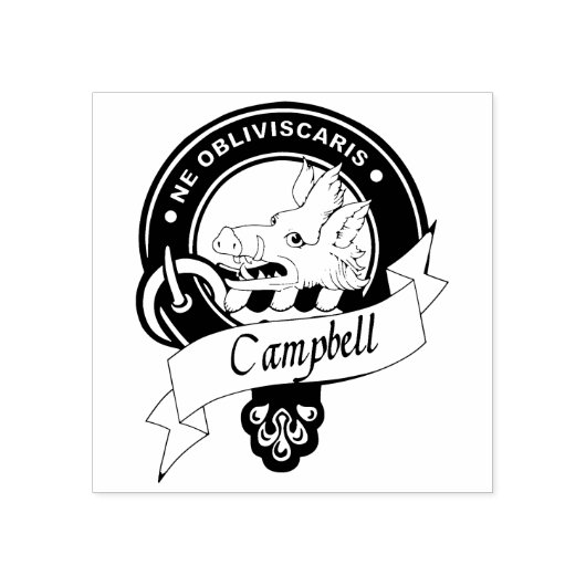 Tampons Encreurs Badge Campbell Clan (Impression)