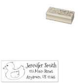 Tampons Encreurs Bain Toy Rubber Duck Ducky Duckie Adresse (Tamponné)