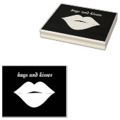 Tampons Encreurs Baiser les lèvres romantiques embrasser et embrass (Tamponné)