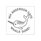 Tampons Encreurs Baleine à narval broyée Timbre en caoutchouc (Impression)