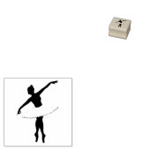 Tampons Encreurs Ballerina Ballet Danseuse Danse Toe Chaussures Tut (Tamponné)