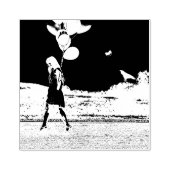 Tampons Encreurs Ballons d'anniversaire et corbeau (Impression)