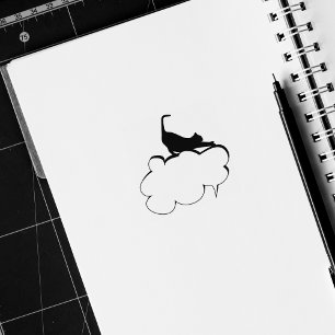 Tampons Encreurs Balloon pour discours de chat, Journal