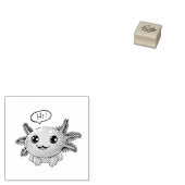Tampons Encreurs Bande dessinée du mignon Axolotl (Tamponné)