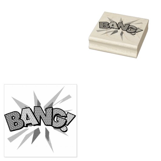 Tampons Encreurs BANG Art Pop rétro de bande dessinée amusant (Tamponné)