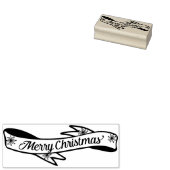 Tampons Encreurs Bannière de Noël Joyeux Timbre en caoutchouc (Tamponné)