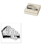 Tampons Encreurs Banoffe Banana Toffee Pie Slice UK British Food (Tamponné)