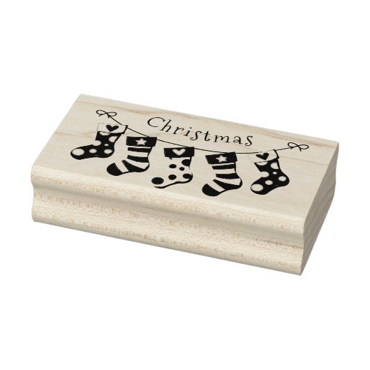 Tampons Encreurs Bas de Noël (Tampon)
