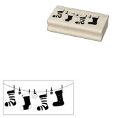 Tampons Encreurs Bas de Noël (Tamponné)