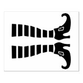 Tampons Encreurs Bas rayés de jambe de sorcière d'Halloween (Impression)