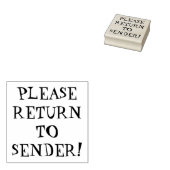 Tampons Encreurs Basique "S'IL VOUS PLAÎT RETOURNER À SENDER!" Timb (Tamponné)