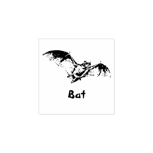 TAMPONS ENCREURS BAT ANIMAL CAOUTCHOUC (Impression)