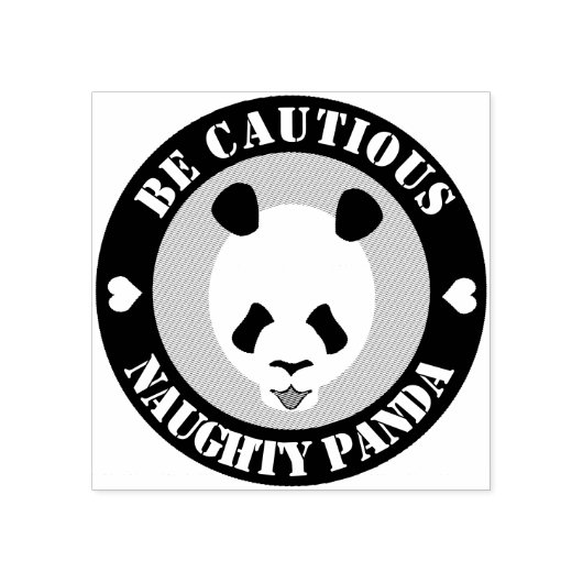 Tampons Encreurs Be cautious Naught Panda (Impression)