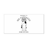 TAMPONS ENCREURS BEAGLE EST MON CHIEN PRÉFÉRÉ (Impression)