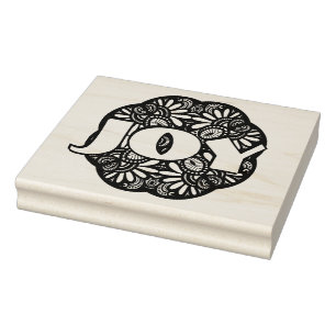 Tampons Encreurs Beau griffonnage de carré noir de Deco
