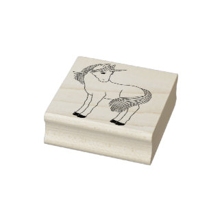 Tampons Encreurs Beau Timbre en caoutchouc Unicorne
