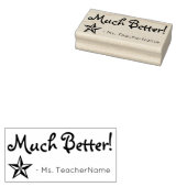 Tampons Encreurs "Beaucoup mieux !" + Nom de l'instructeur personna (Tamponné)