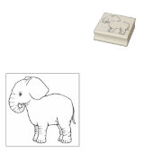 Tampons Encreurs Bébé mignon Timbre en caoutchouc Eléphant (Tamponné)