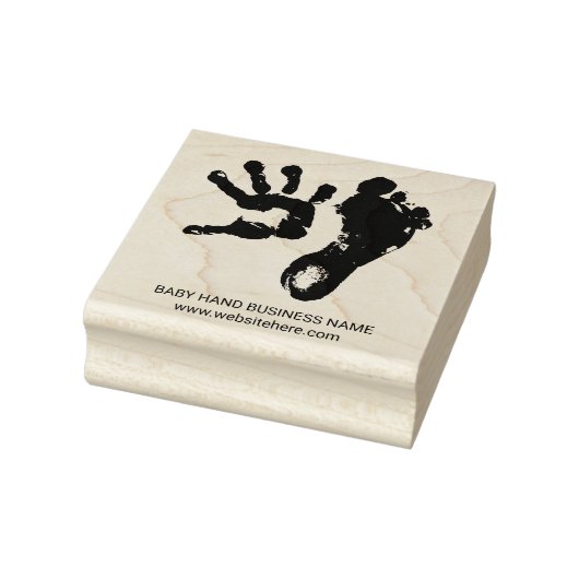 Tampons Encreurs Bébé petit pied main (Tampon)