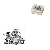 Tampons Encreurs Bébé Vache, poney et cochon ferme Animaux (Tamponné)