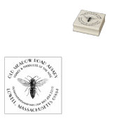 Tampons Encreurs Beekeeper Queen Bee Honey Custom Logo Timbre Apiai (Tamponné)