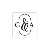 Tampons Encreurs Belle Ampersand 2 Monogramme initial (Impression)