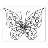 Tampons Encreurs Belle page de coloration papillon (Impression)