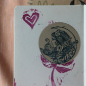 Tampons Encreurs Béni Soit La Déesse Lune Art Pagan