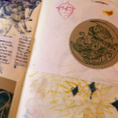 Tampons Encreurs Béni Soit La Déesse Lune Art Pagan