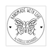 Tampons Encreurs Beurre mignon personnalisé fait main avec amour, (Impression)