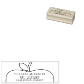 Tampons Encreurs Bibliothèque de classe de l'enseignant Apple (Tamponné)