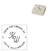 Tampons Encreurs Bibliothèque de typographie ronde Initiales minima (Tamponné)