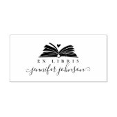 Tampons Encreurs Bibliothèque élégante de script Ex Libris (Impression)