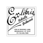 Tampons Encreurs Bibliothèque Ex Libris Bibliothèque de plaques de  (Impression)